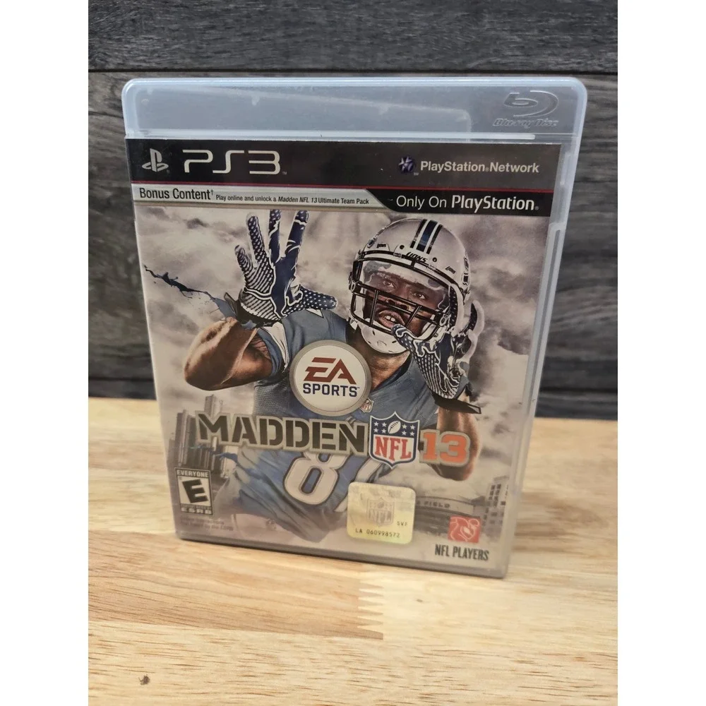 EA Sports Madden NFL 13 Sony PlayStation 3 PS3 Football Game Calvin Johnson Jr